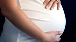 افتادن سر جنین در لگن